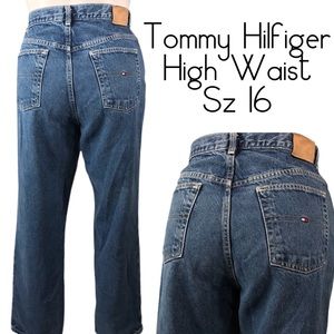 Tommy Hilfiger sz16 ❤️Retro Vibe❤️ Mom High Waist